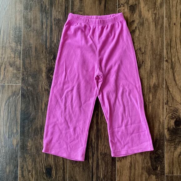 Wide Leg Fleece Pajama Pants - Picture 1 of 3